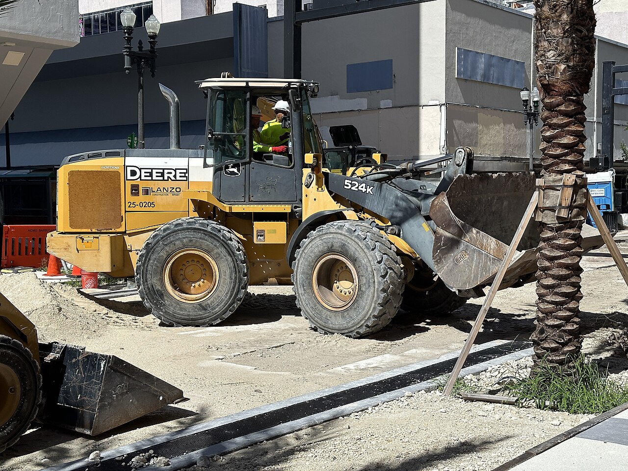 Miami streets at street level